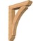 Ekena Millwork Thorton Slat Smooth Bracket w/ Offset Brace, Western Red Cedar, 7 1/2"W x 36"D x 48"H BKT0806X36X48THR06SWR - alternate 1